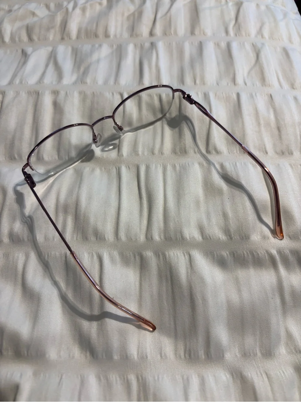 Women’s Burgundy Rimless Eyeglasses - Designer Style
